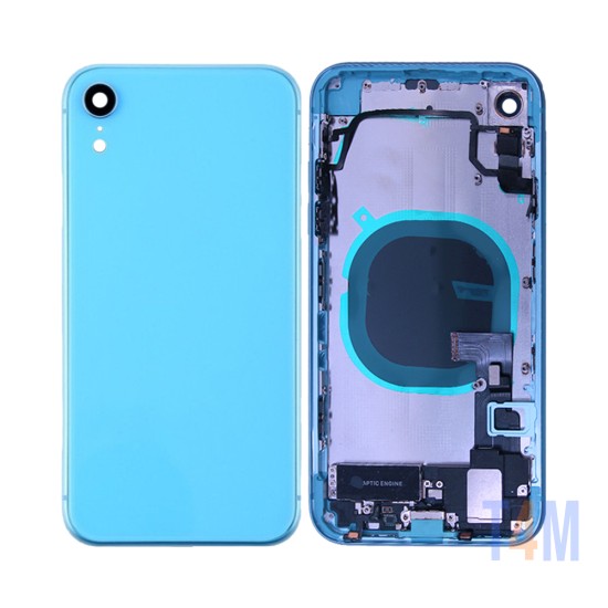 Tapa Trasera+Frame+Flex Apple iPhone XR Azul Cielo